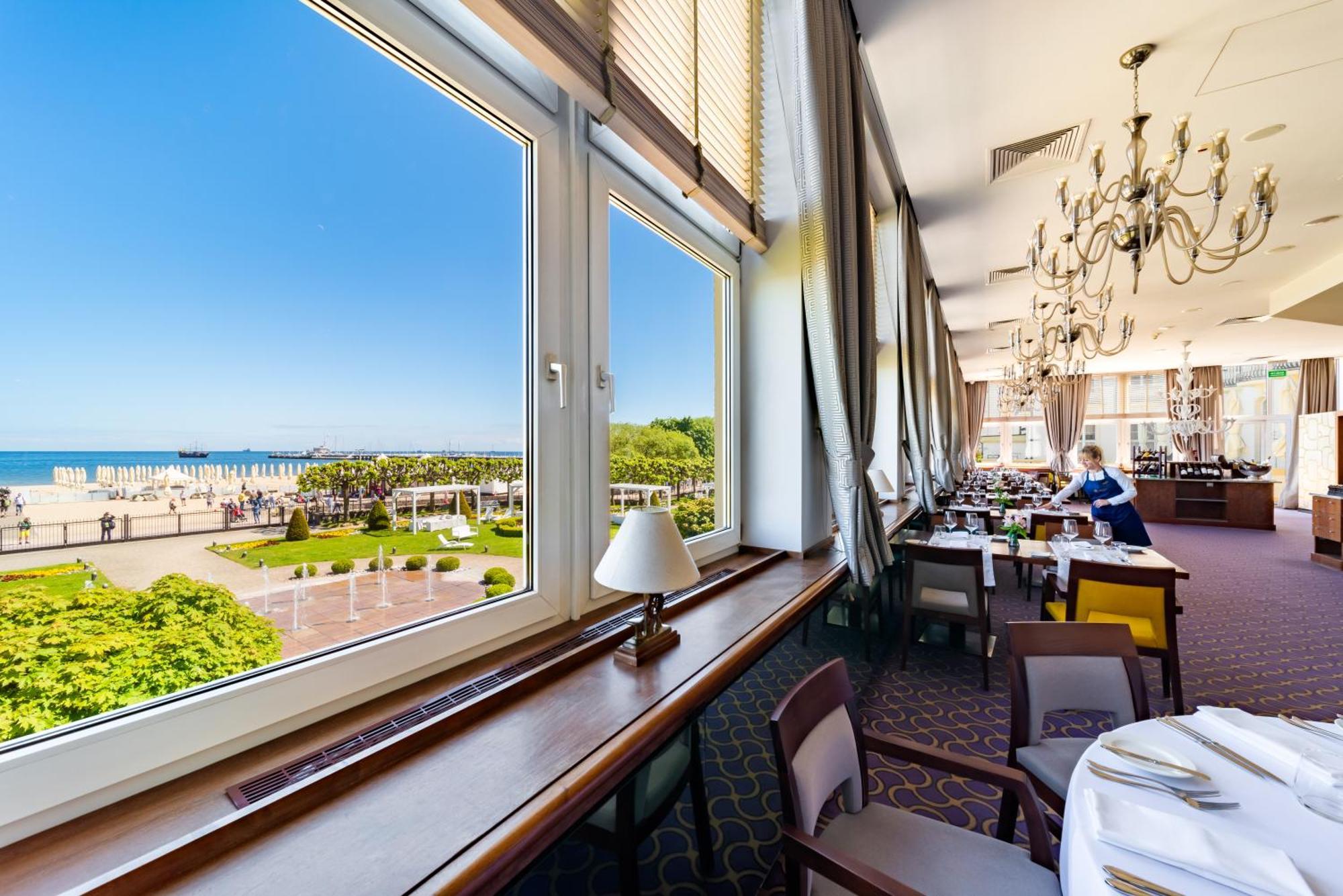 Sofitel Grand Sopot Otel Dış mekan fotoğraf Restaurant